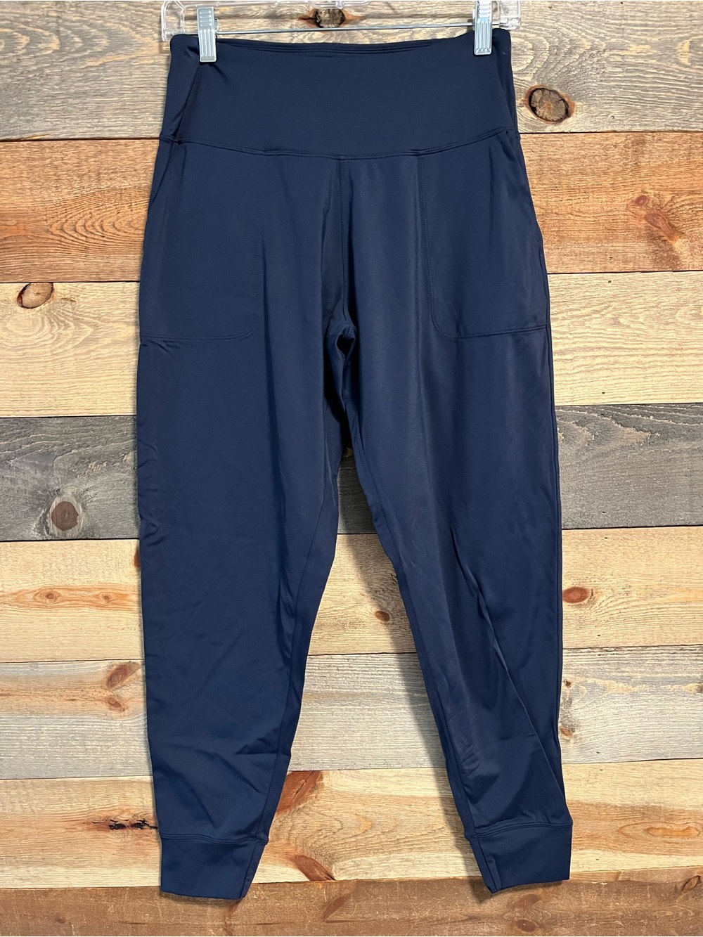 Amazon Navy High-Waist Active Jogger Pants